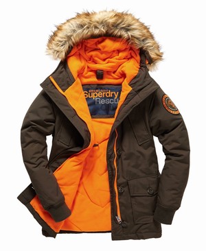 Superdry Everest Slim Polar Női Kabát Olivazöld | PGZNR5627